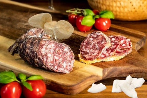 Originial französische Salami Créole (mit Kokosnuss & Banane)