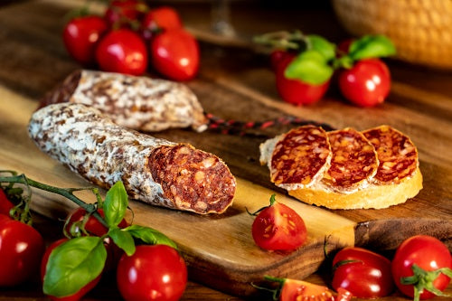 Originial französische Salami mit getrockneten Tomaten