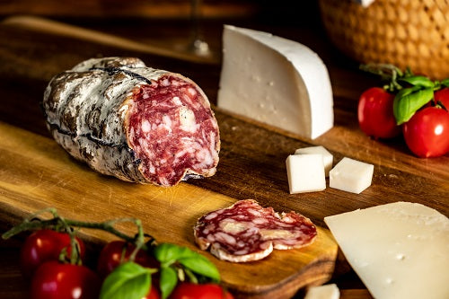 Originial französische Salami mit Le Caprin-Käse (Ziegenkäse) 400g