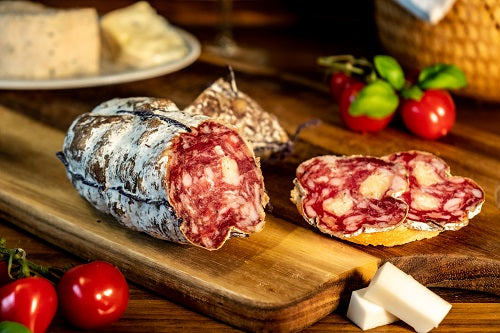 Originial französische Salami mit Le Montbrisonnais-Käse A.O.P. 400g