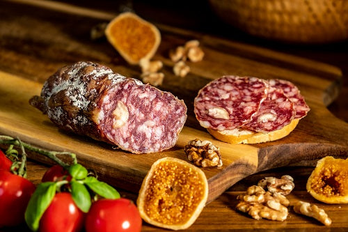 Originial französische Salami mit Walnuss-Feige-Kastanie